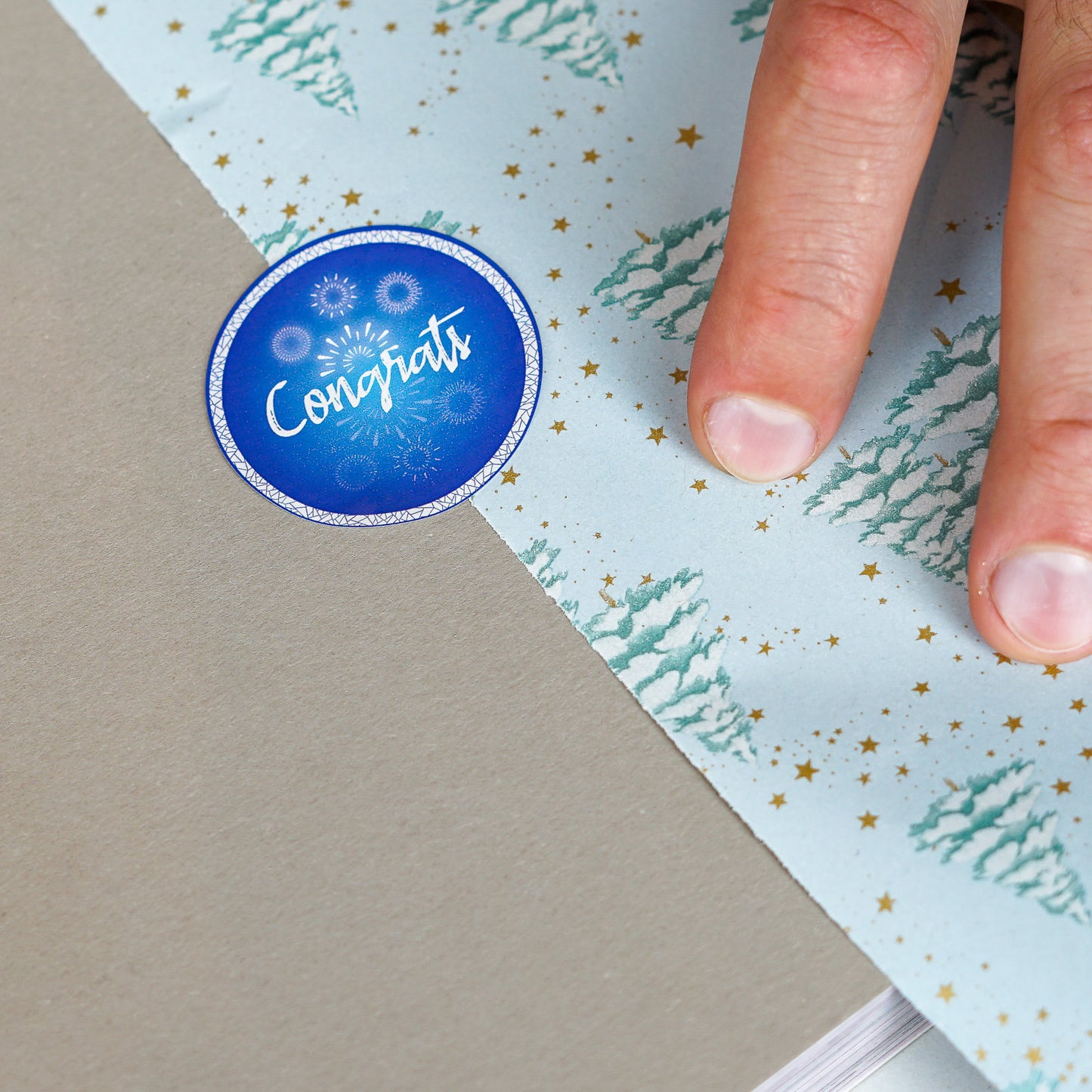 Premium Gift Wrapping Stickers with Thoughtful Messages