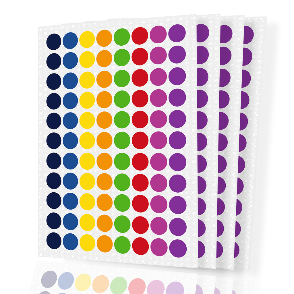 Premium Color Dot Stickers