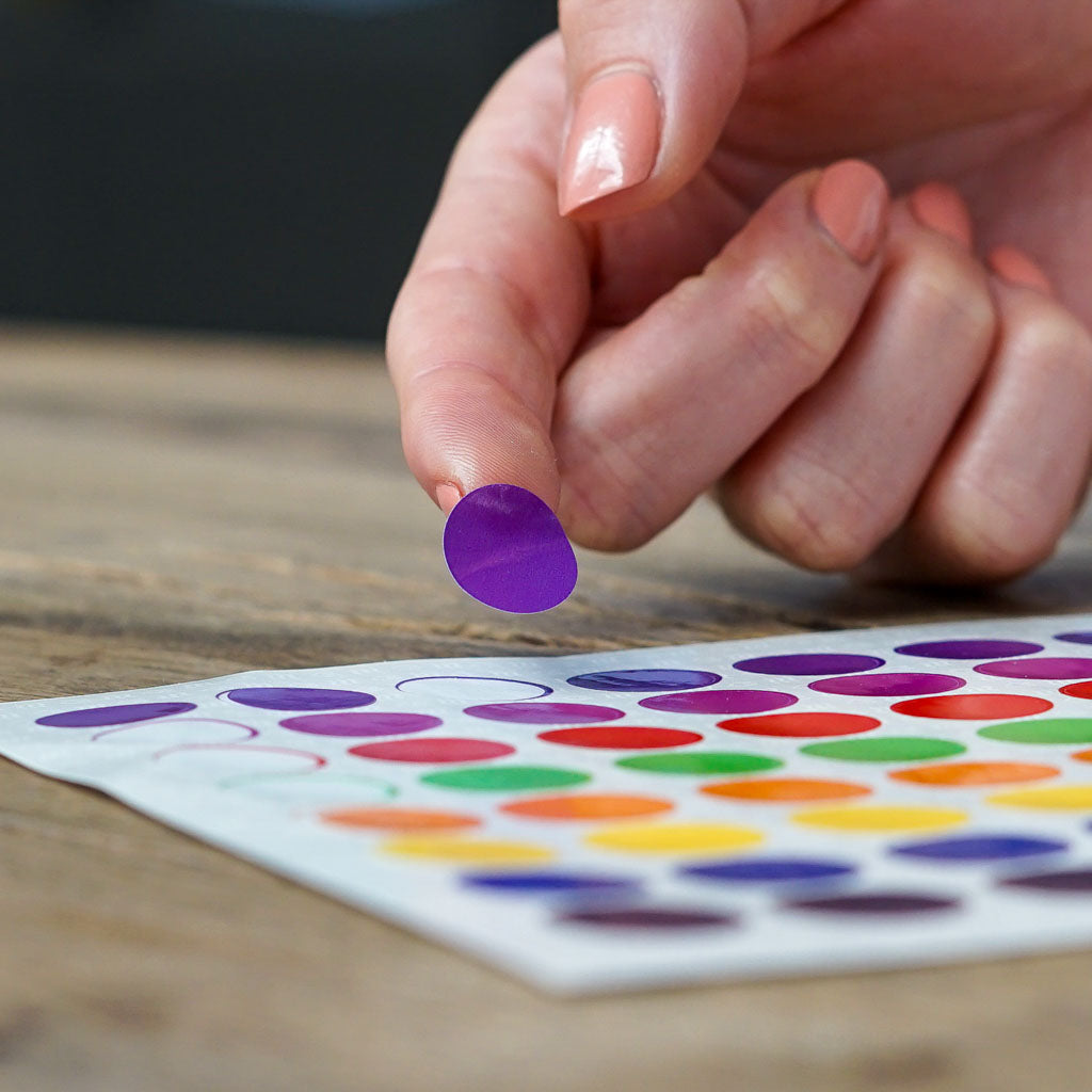 Premium Color Dot Stickers